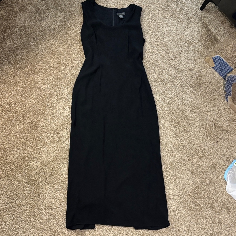 Vintage 90s Banana Republic Black Sheath Dress